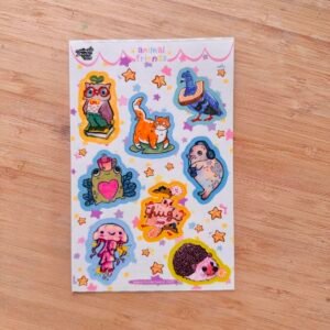 Humera Alvi - Pakistan Shop Animal Friends Sticker Sheet A6