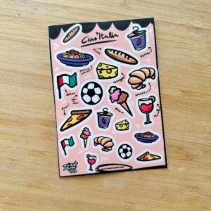 Humera Alvi - Pakistan Shop Ciao Italia Sticker Sheet A6