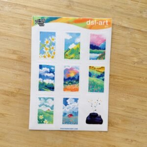 Humera Alvi - Pakistan Shop DSI Art 002 Sticker Sheet A6