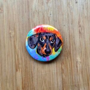 Humera Alvi - Pakistan Shop Dog Badge - 1.75 Inch
