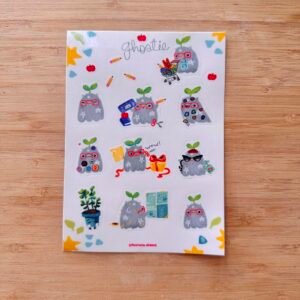 Humera Alvi - Pakistan Shop Ghostie Sticker Sheet A6