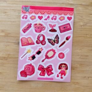 Humera Alvi - Pakistan Shop Girlhood Sticker Sheet A6