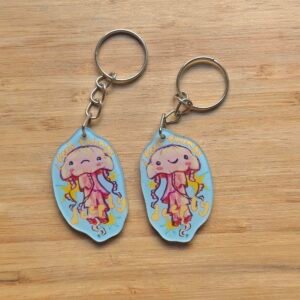 Humera Alvi - Pakistan Shop I feel things deeply keychain