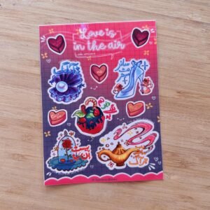 Humera Alvi - Pakistan Shop Love is in the Air Sticker Sheet A6