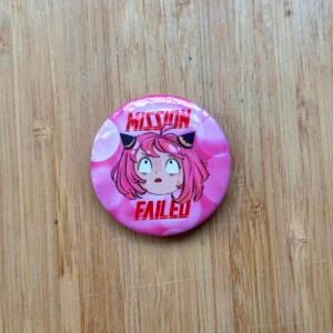 Humera Alvi - Pakistan Shop Mission Failed Anya Badge - 1.75 Inch
