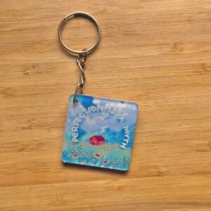 Humera Alvi - Pakistan Shop Perfection is a Myth Keychain