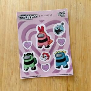 Humera Alvi - Pakistan Shop Powerpuff Girls x Among Us Sticker Sheet A5