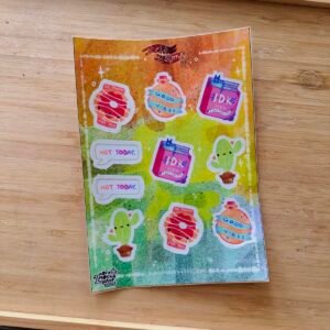 Humera Alvi - Pakistan Shop Sticks & Stones Sticker Sheet A5