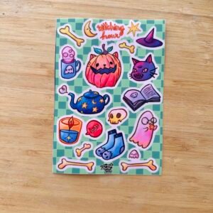 Humera Alvi - Pakistan Shop Witching Hour Sticker Sheet A6