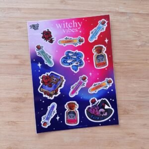 Humera Alvi - Pakistan Shop Witchy Vibes Sticker Sheet A6
